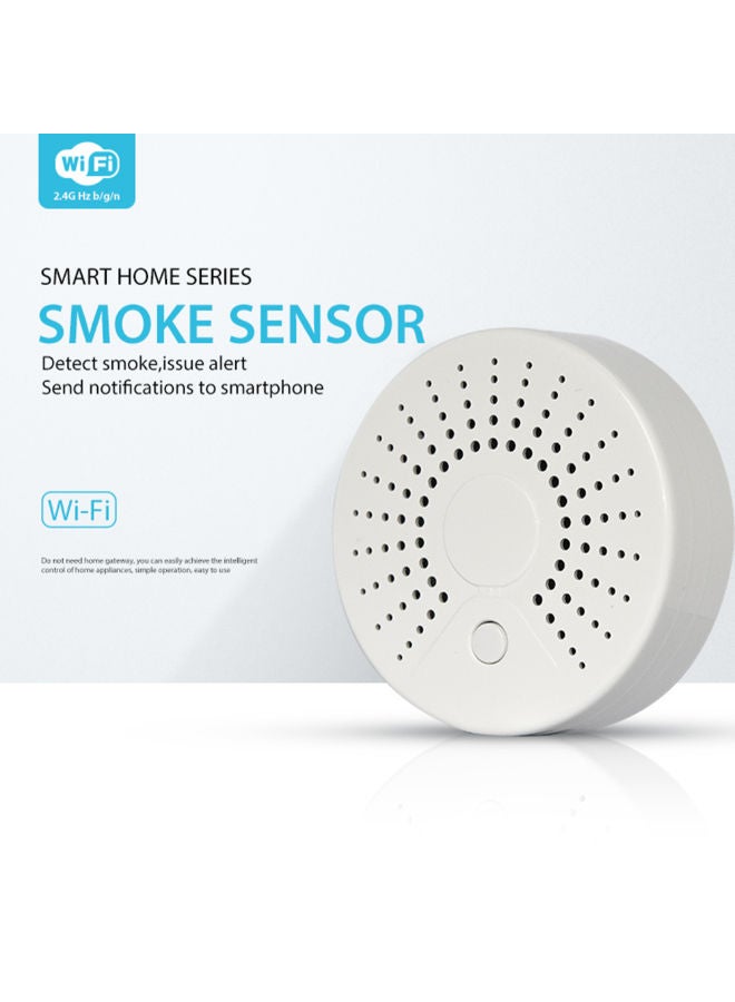 NIBEMINENT Smart Smoke Temperature Sensor Alarm White 71 x 29millimeter - Image 4