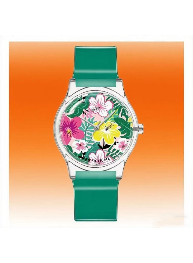 Goolsky Kids Student Waterproof Watch – Korean Style Plastic Wristwatch for Girls - Image 2