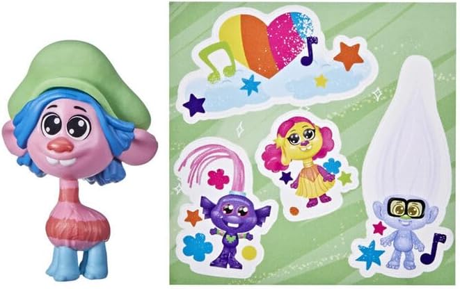 Trolls Trolls Party Favors Set for Girls  Trolls Mystery Toys Bundle with 6 Blind Bags with Mini Figurines Plus Stickers More - Image 2