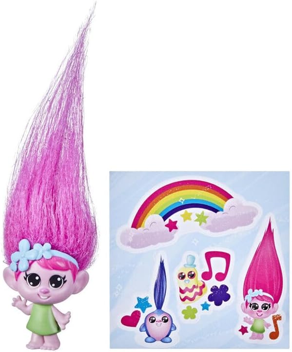 Trolls Trolls Party Favors Set for Girls  Trolls Mystery Toys Bundle with 6 Blind Bags with Mini Figurines Plus Stickers More - Image 5