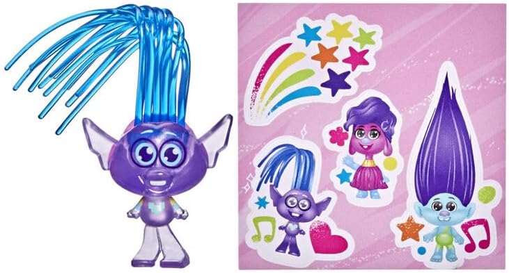 Trolls Trolls Party Favors Set for Girls  Trolls Mystery Toys Bundle with 6 Blind Bags with Mini Figurines Plus Stickers More - Image 4