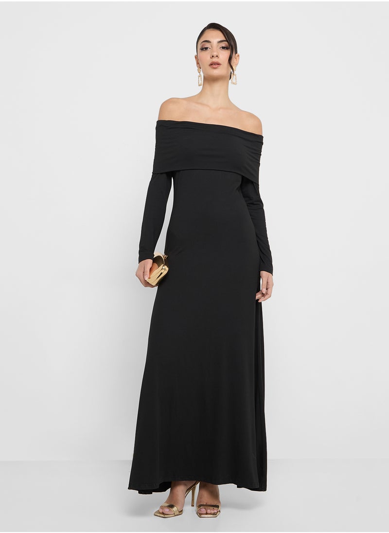 Ginger Off-Shoulder Maxi Dress  - Image 4
