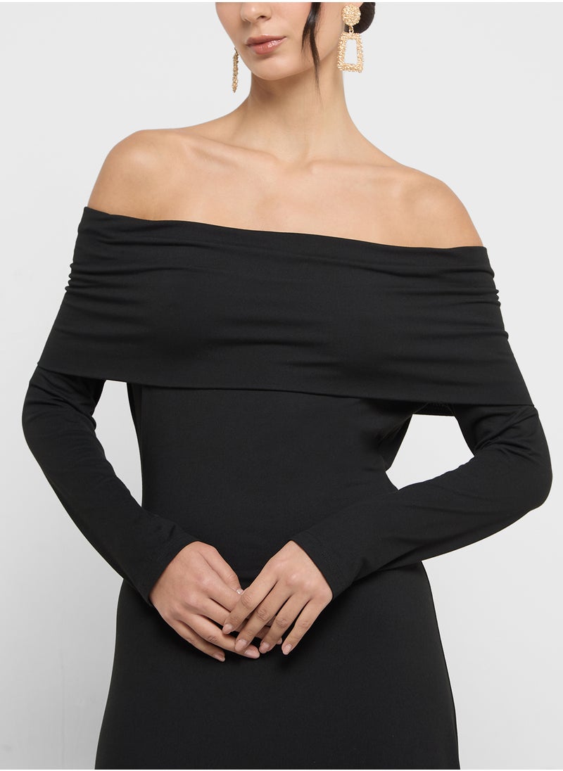 Ginger Off-Shoulder Maxi Dress  - Image 3