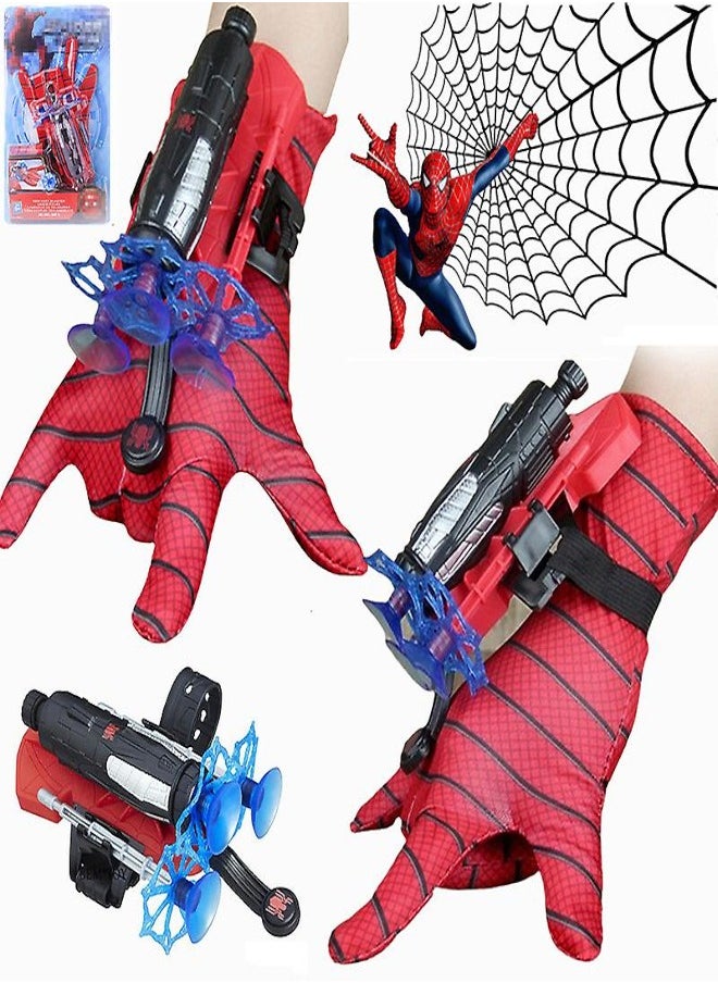 Generic Web-Shooting Glove for Kids - Ultimate Spider Gloves Toy with Web Shooter and Disc Launcher  - Image 2