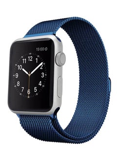 Generic Apple Watchband , Milanese Apple Watch Strap for Apple Watch All Series Compatible with 46mm/45mm/44mm/49mm Blue  - Image 1