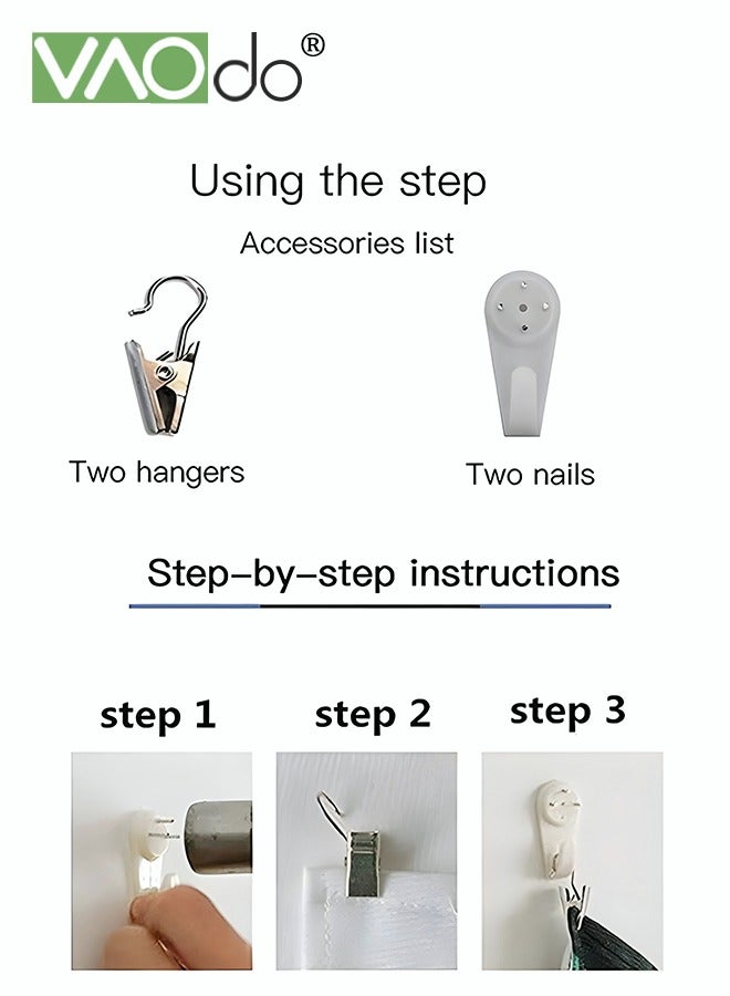 فاو دو نسيج أوراق النخيل الاستوائية، طبعة نباتية واقعية بأوراق نباتية زاهية، زخرفة حائط معلقة على القماش لغرفة نوم غرفة المعيشة غرفة النوم 150 × 130 سم - Image 4