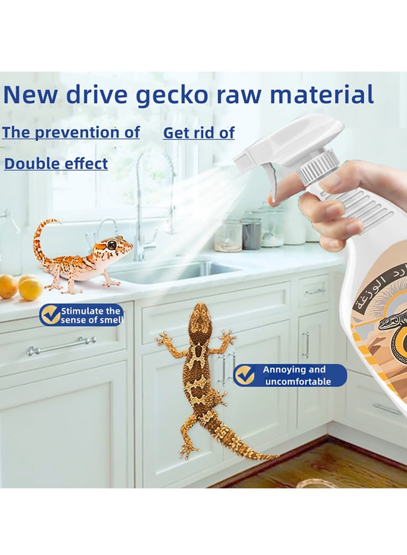 جيكو بخاخ طارد للوزغ - تركيبة تدوم طويلاً، يطرد الوزغ والآفات بفعالية، مناسب للمنزل/المطبخ، مناسب لمجموعة متنوعة من طاردات الحشرات (العناكب والصراصير والنمل)، سهل الرش - 500 مل - Image 2