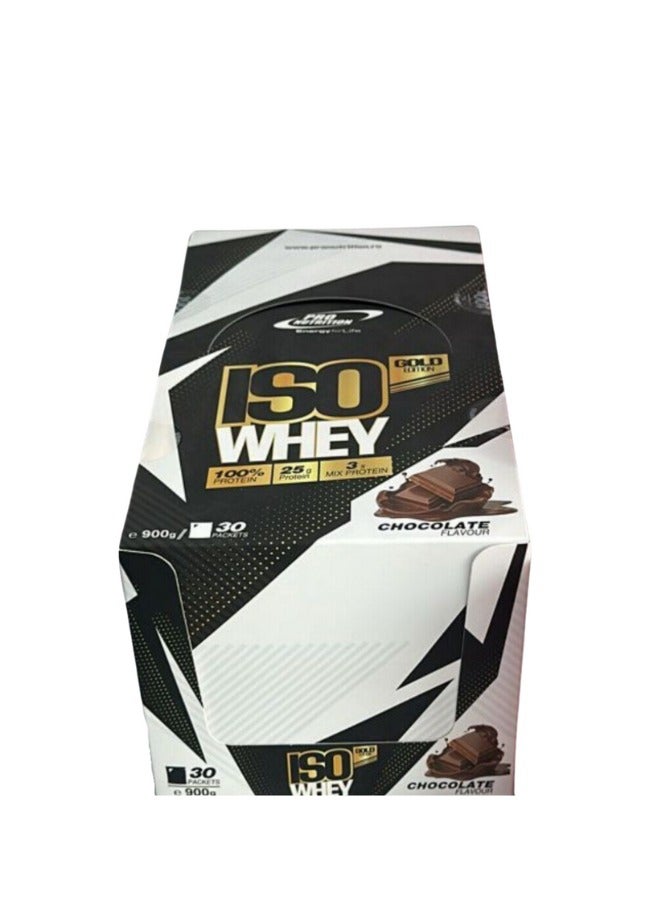 برو نيوتريشن واي بروتين ايزو جولد بالشوكولاته 30 كيس - Image 1