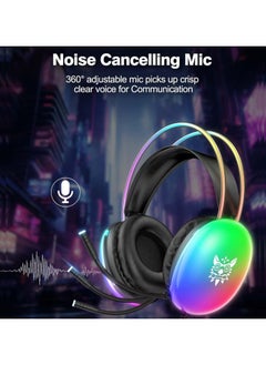 onikuma Onikuma X25 Gaming Headset Wired Black  - Image 4