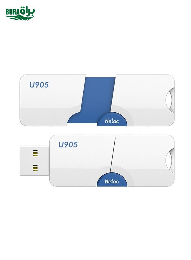 BURAQ Netac U905 High Speed USB3.0 Retractable Car Music Computer USB Flash Drive, Capacity: 256GB - Image 2