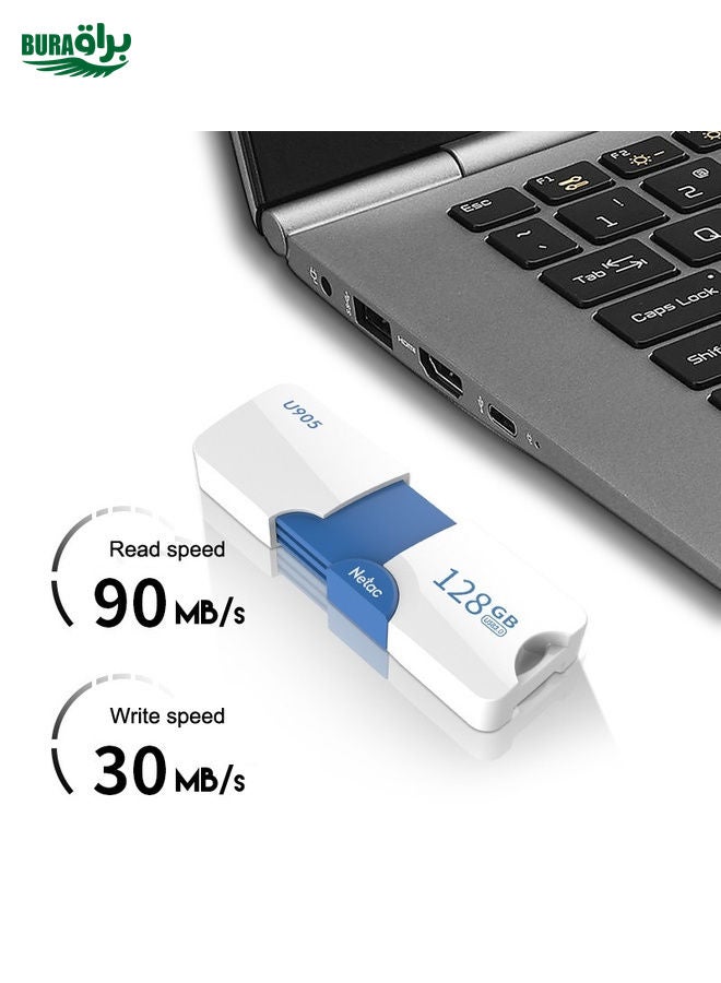 BURAQ Netac U905 High Speed USB3.0 Retractable Car Music Computer USB Flash Drive, Capacity: 256GB - Image 4