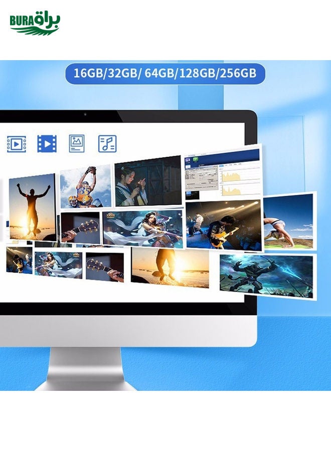 BURAQ Netac U905 High Speed USB3.0 Retractable Car Music Computer USB Flash Drive, Capacity: 256GB - Image 5