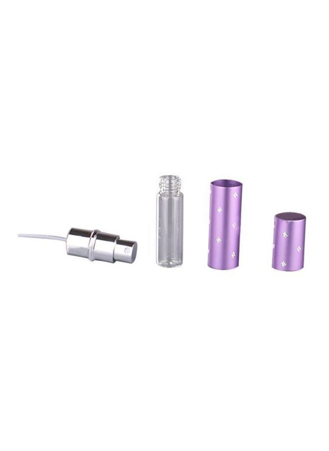 NIBEMINENT Pheromone Perfume Bottle Purple/Clear/Silver 