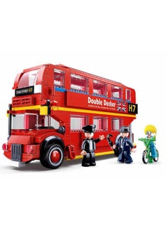 Sluban Sluban - Model Bricks Red London Double-Decker Bus 382 Pieces - M38-B0708  - Image 2