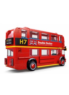 Sluban Sluban - Model Bricks Red London Double-Decker Bus 382 Pieces - M38-B0708  - Image 3
