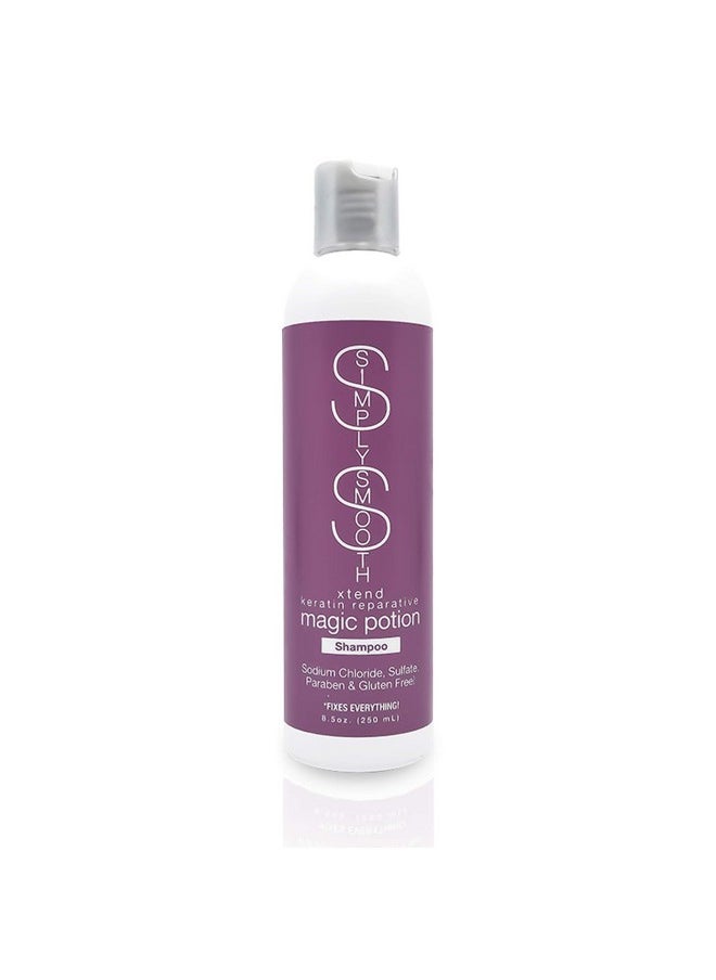 SIMPLY SMOOTH SIMPLY SMOOTH Magic Potion Shampoo Paraben Free Daily Shampoo Restore & Repair Dry, Damaged, Keratin Depleted Hair Hydrate & Create Soft, Healthy Hair For All Hair Type 8.5oz  - Image 1