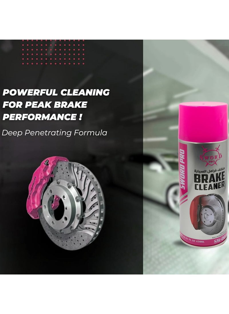 Sword Pro Includes three 450ml cans of Brake Cleaner suitable for multiple cleaning sessions or workshop use.  - Image 5
