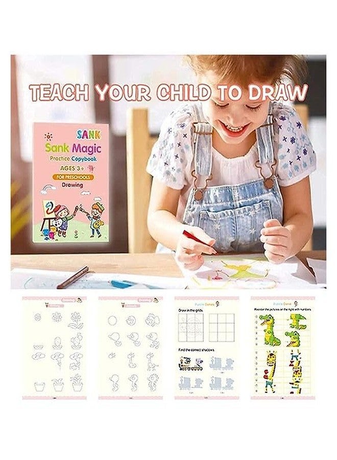 ADKD Sank Magic Reusable Tracing Book Pack of 4 - English | - Image 5