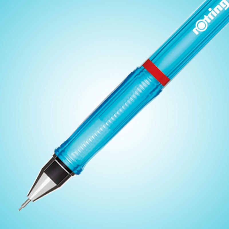 Rotring Rotring Visuclick Mechanical Pencil 07 mm 2B Lead Lively Pink Green Blue Barrels 3 Count  - Image 3