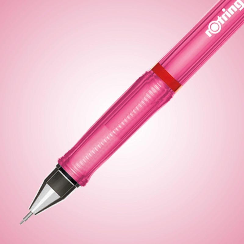Rotring Rotring Visuclick Mechanical Pencil 07 mm 2B Lead Lively Pink Green Blue Barrels 3 Count  - Image 5