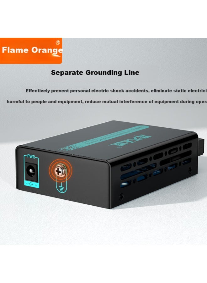 Fhtcen Fenghuotiancheng, Fenghuotiancheng, Quick-connect Pro Sc Gigabit Single-mode Single-fiber Optical Transceiver, 3km Optical-electrical Converter, Fh-mxx 1 Pair - Image 3