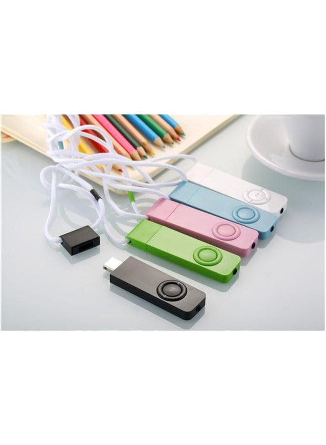 USB In-line MP3 Walkman Support TF Card Sports Mp3 Super Long Standby Necklace Shipping Without Card-Body Color:White-Memory Capacity:4GB  - Image 4
