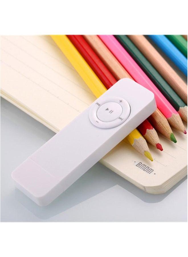 USB In-line MP3 Walkman Support TF Card Sports Mp3 Super Long Standby Necklace Shipping Without Card-Body Color:White-Memory Capacity:4GB  - Image 1
