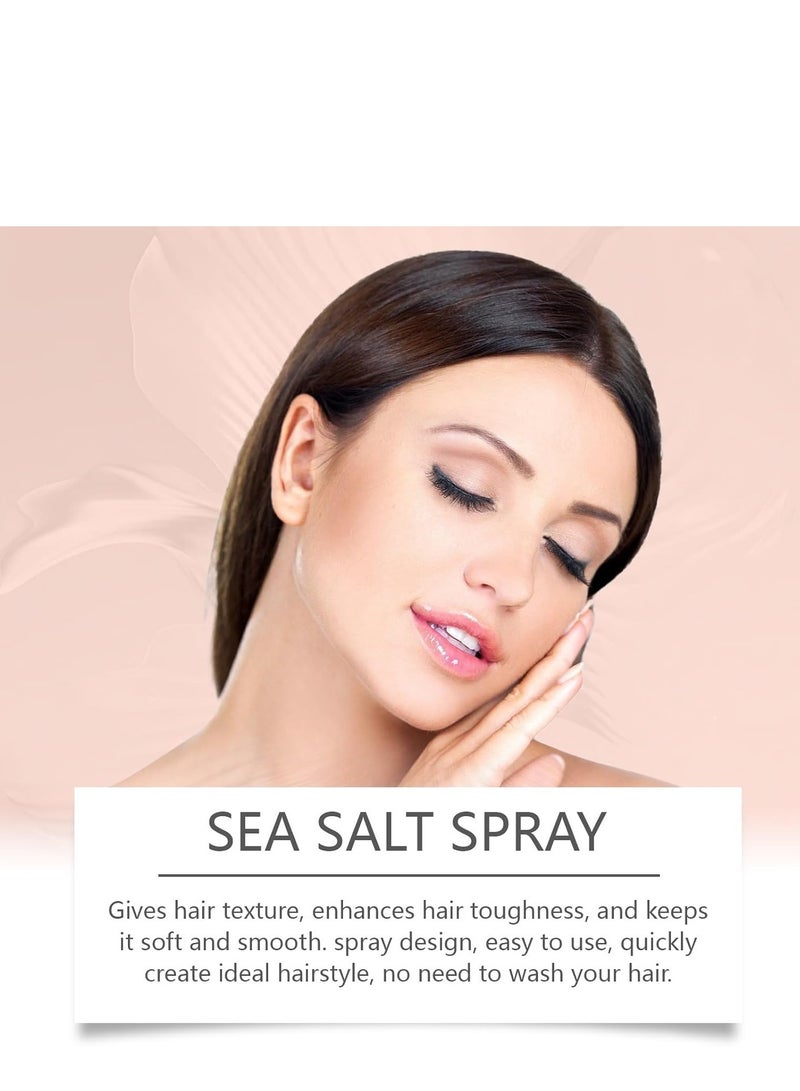 EELHOE Sea Salt Spray for Textured Beach Waves u0026 Volume, Hair Texturizing Spray with Kelp for Men u0026 Women, Adds Thickness u0026 Shine for Fine or Wavy Hair (100ml/3.38oz) - Image 3