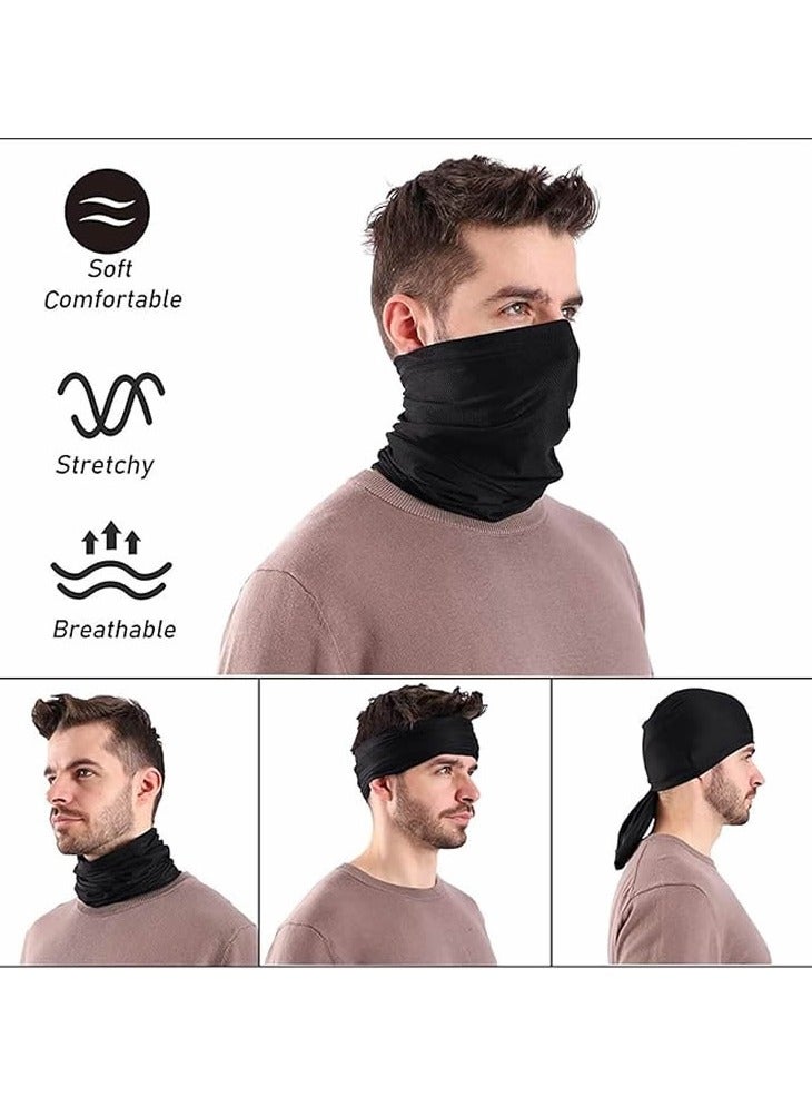 Generic 3Pcs Sun UV Protection Face Mask Breathable Outdoor Cycling Neck Scarf  Neck Gaiter Bandana Sun Wind Dust Headwear Balaclava Scarf - Image 3