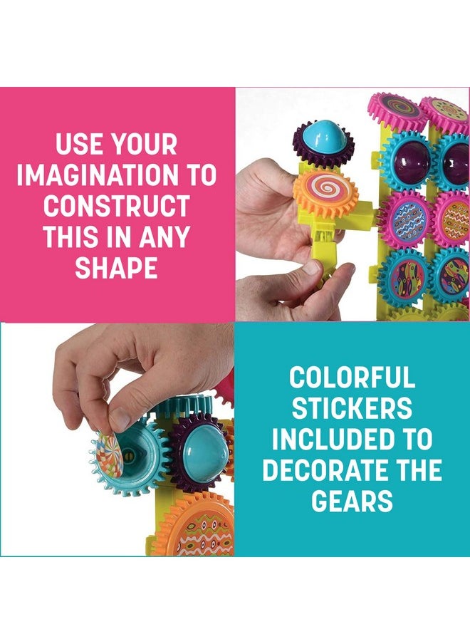 Top Race Top Race Remote Control Moving Gear Train Stem Building Toy with Lights and Sound Gift Toys for Boys 4,5,6,7,8 Year Olds | Kids Stem Building Blocks Toy (98 Pieces)  - Image 4