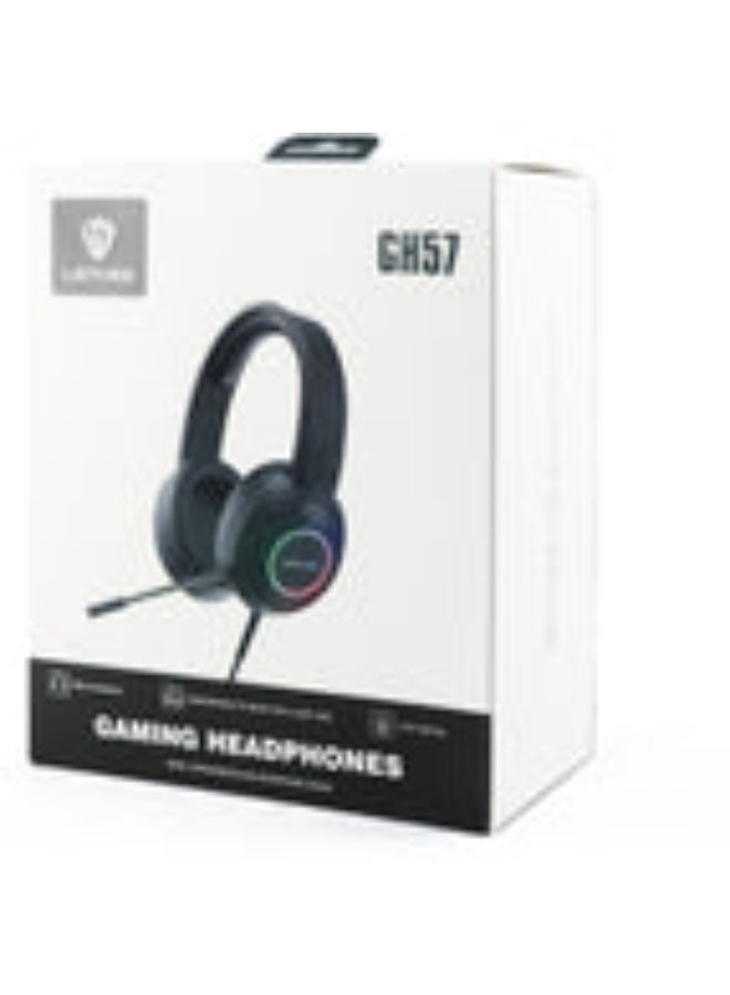 Lenyes GH57 Wired Gaming Headset with Microphone - Image 4
