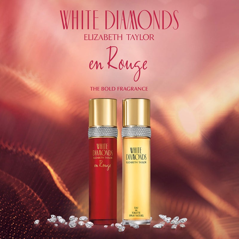 Elizabeth Taylor Women's Perfume, White Diamonds En Rouge, Eau De Toilette EDT Spray, 3.3 Fl Oz - Image 4