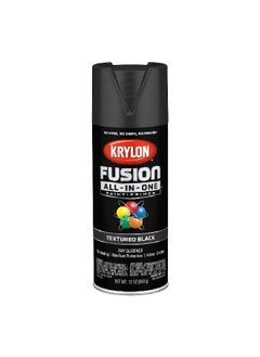 Fusion All-in-One Indoor and Outdoor Spray Paint and Primer Black 12oz K02776007