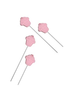 erorex 4-Pack Reusable Stainless Steel Cake Testers, 7.87” Metal Probes with Silicone Handles for Easy Baking of Cakes, Bread, Muffins, and Pancakes  - Image 1