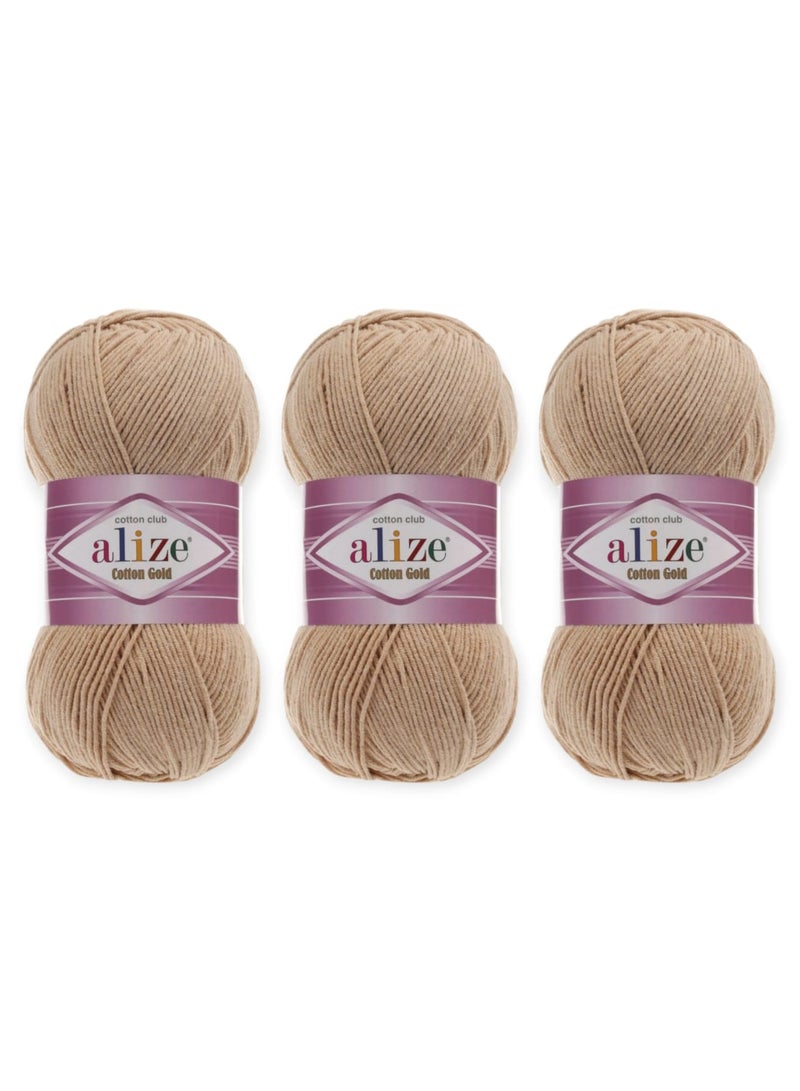 Alize Gold Cotton Wool Yarn, 3 pieces 262 - Image 1