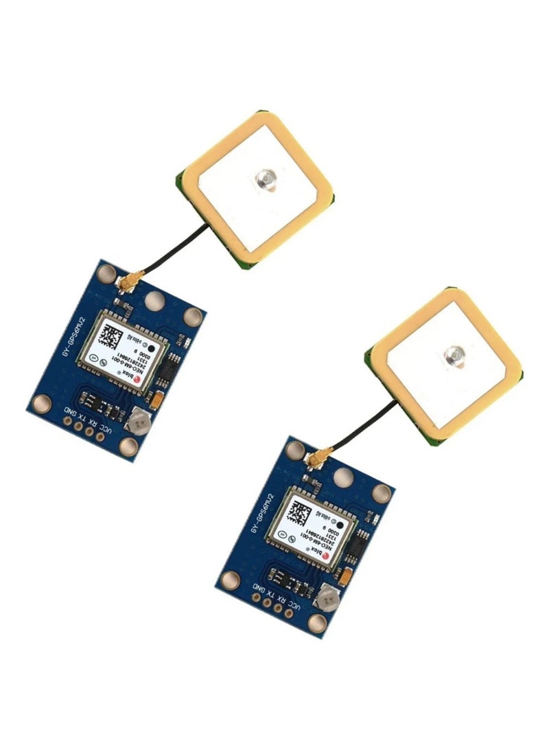 2 × GY-NEO6MV2 وحدة GPS 3V-5V لأردوينو APM 2.5 - Image 2