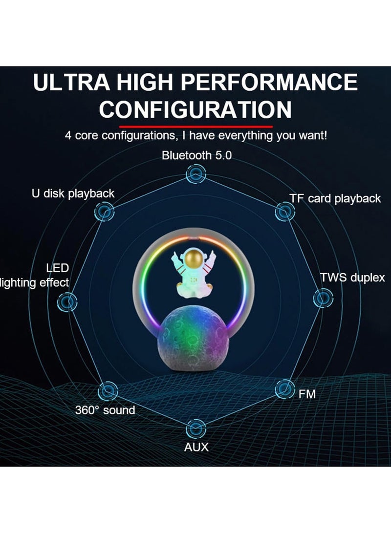 General Bluetooth audio, 360 degree rotation, 7 colors, 1200mah rechargeable lithium battery, faster transmission, suitable for home office decoration  - Image 2