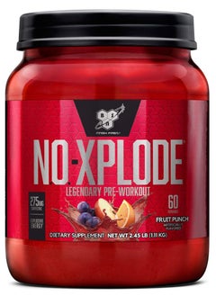 NO-Xplode,  Pre-Workout , Fruit Punch, 60 Servings-2.45 Lb