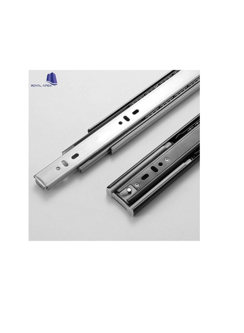 Soft Closing Steel Ball Bearing Drawer Slide Rail Runner (22 inch (55cm))  - Image 2