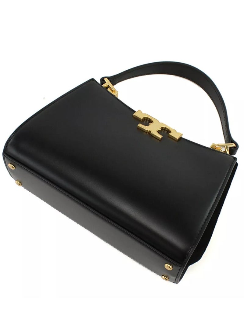 Burch Tory  Eleanor Leather Suede Trimmed Shoulder Crossbody Tote Bag - Image 3