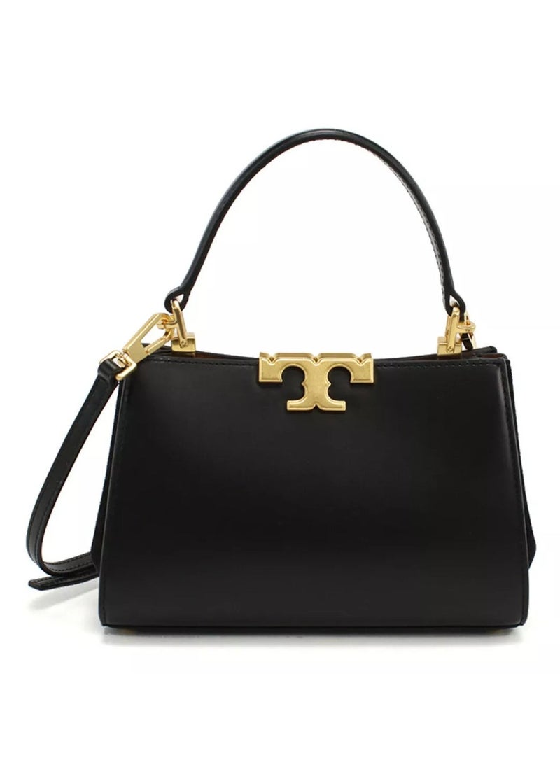 Burch Tory  Eleanor Leather Suede Trimmed Shoulder Crossbody Tote Bag - Image 1