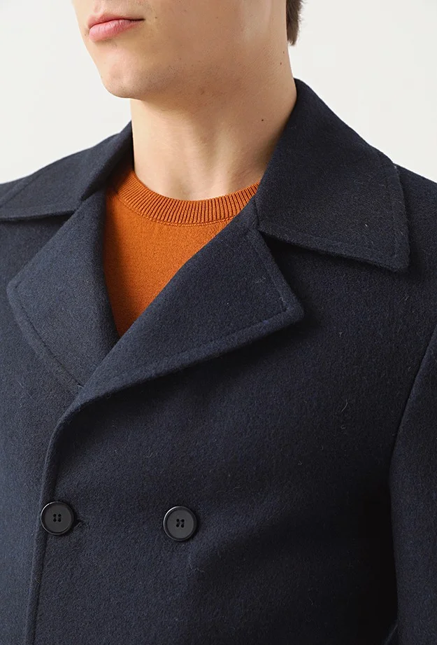 دي أس دامات Navy Blue Coat 5HF08ORT10001