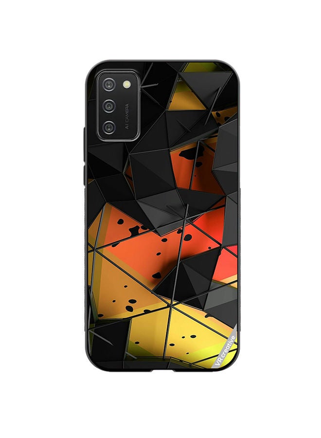 VR CREATIVE Protective Case Cover For Samsung Galaxy A02s Abstract Design Multicolour - Image 1