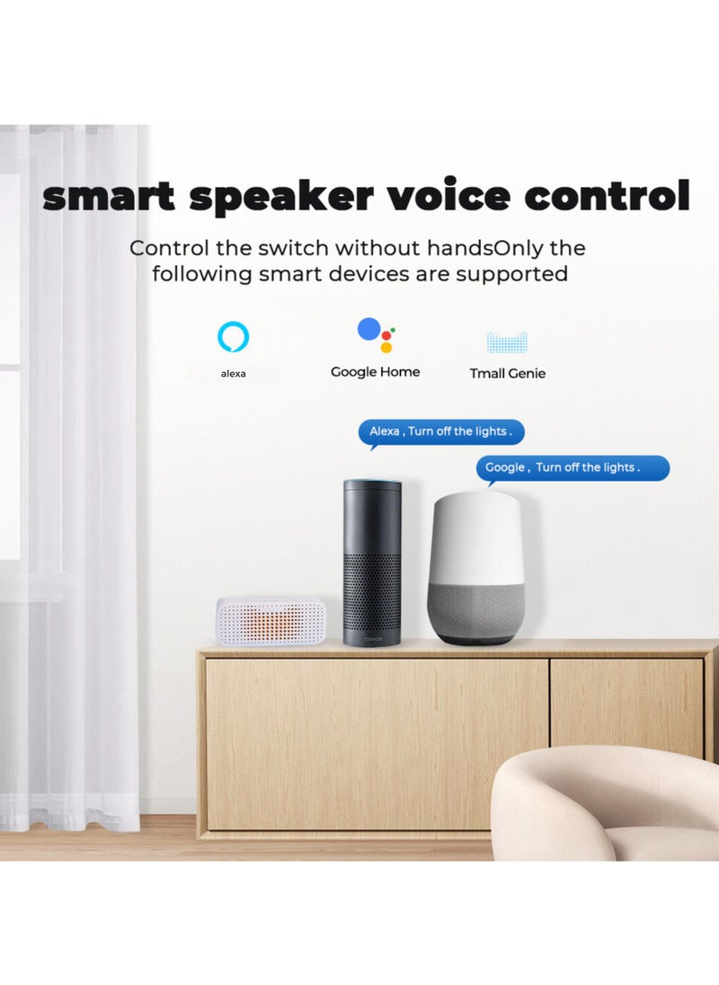 TIKNIA Title : TIKNIA Universal Smart Plug, 16A Smart Socket Wi-Fi Plug Works with Alexa, Google Home, Remote Control & Voice Control with Electricity Statistics Timer Function, Wireless Socket for Smart Home  - Image 4