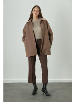Manuka Straight Cut Trousers Bitter Brown  - Image 1