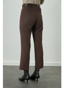 Manuka Straight Cut Trousers Bitter Brown  - Image 4