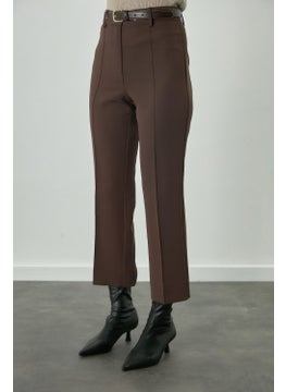 Manuka Straight Cut Trousers Bitter Brown  - Image 3