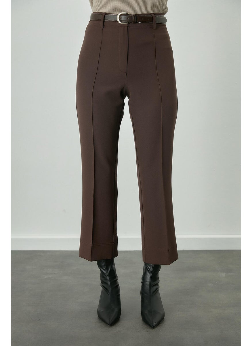 Manuka Straight Cut Trousers Bitter Brown  - Image 2