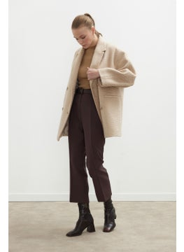 Manuka Straight Cut Trousers Bitter Brown  - Image 5