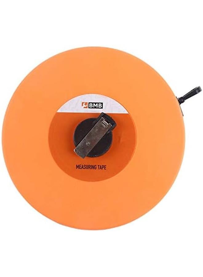 BMB tools Measuring Tape 30Meter Steel Measuring Tape Retraction Control And Self Lock Easy To Read Magnetic Hook Shock Absorbent Solid Rubber Case Measuring Tape With Belt - Image 2